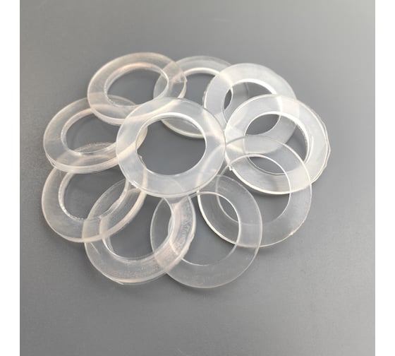 Изображение товара ПВХ-прокладка HG 1 1/4 дюйма, прозрачная, 10 шт 1646150