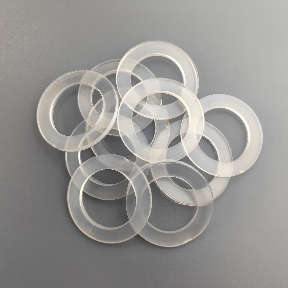 Изображение товара ПВХ-прокладка HG 1 1/2 дюйма прозрачная, набор 10 шт