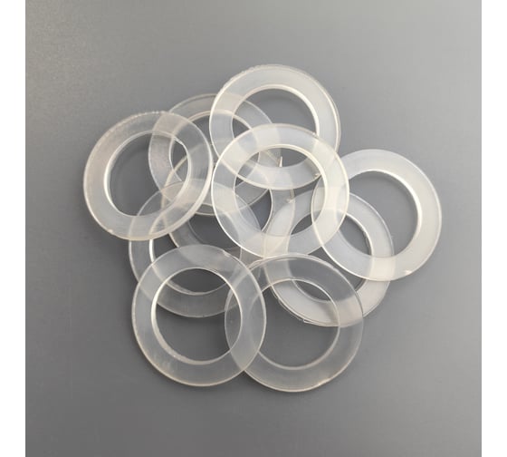Изображение товара ПВХ-прокладка HG 1 1/2 дюйма, прозрачная, 10 шт 1646198