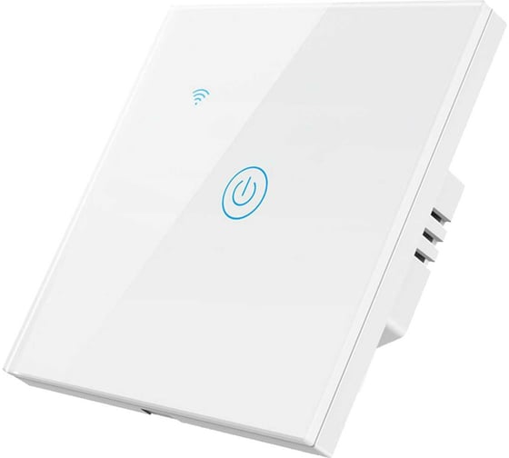 Изображение товара Умный однокнопочный сенсорный выключатель Roximo белый SWSEN01-1W