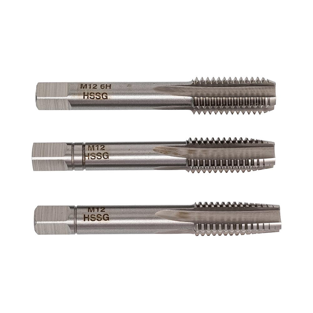 Изображение товара Метчик BTI DIN 352 HSS м/р M12 (x1.75) 3 шт. NR04 M0120