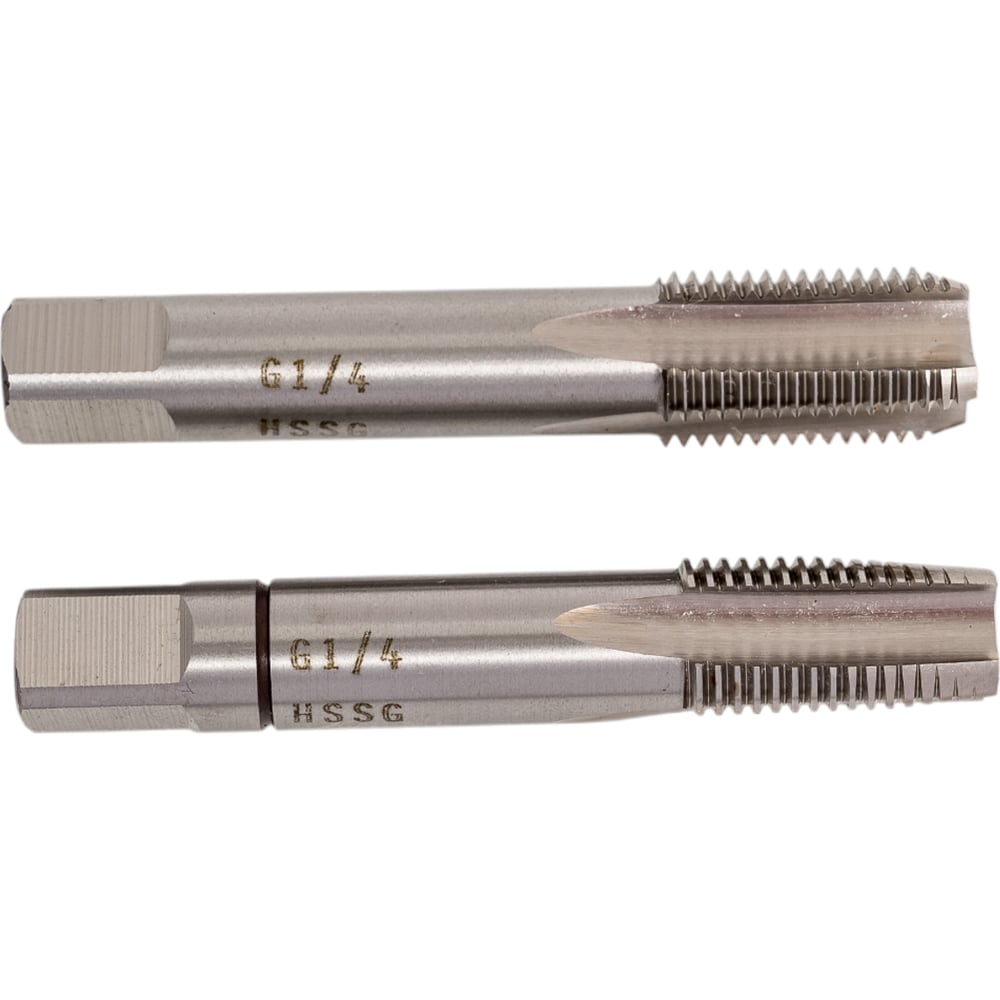 Изображение товара Метчик BTI DIN 5157 HSS трубный цилиндрический м/р G 1/4-19 2 шт. NR34 G0016