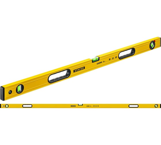 Изображение товара Cтроительный фрезерованный уровень STAYER  Leader 2000 мм 3466-200_z01