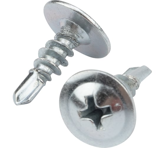 Изображение товара Саморез с прессшайбой KRANZ ПШС сверло, 4.2x13, 25 шт. 1182-4213-4