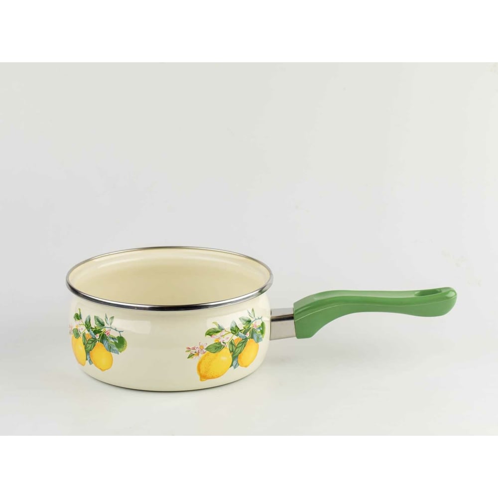 Изображение товара Ковш METROT ЭКСКЛЮЗИВ Лимоны 16 см 1.5 л эмалированная сталь бакелитовая ручка