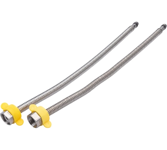 Изображение товара Гибкая сильфонная подводка для смесителя Kopfgescheit 1/2"хM10, 40 см KG-A374 комплект из двух штук KG-A374х2