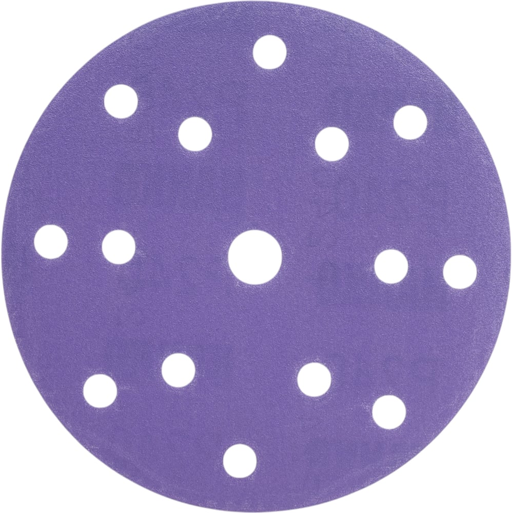 Изображение товара Круг шлифовальный диаметр 150 мм, 15 отверстий, зернистость P240, 100 шт Hanko FC531