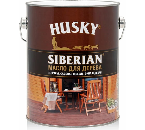 Изображение товара Масло для дерева HUSKY SIBERIAN 2,7 л 26940