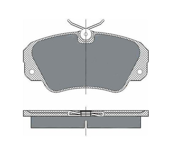 Изображение товара Тормозные колодки 4 шт для OPEL/VAUXHALL SCT SP287