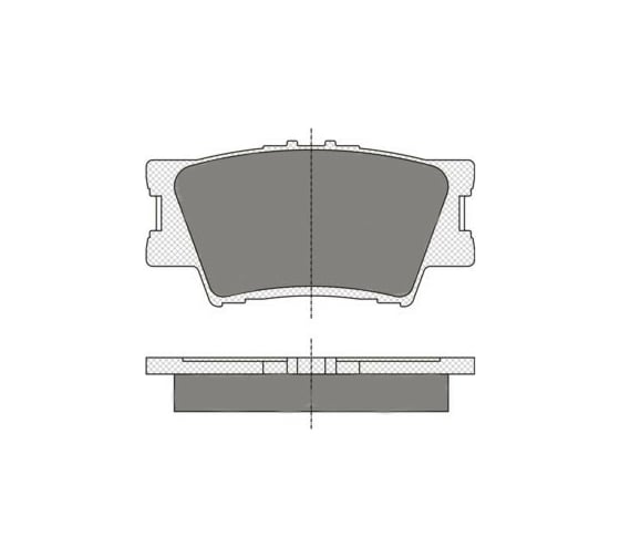 Изображение товара Тормозные колодки 4 шт для TOYOTA Camry/RAV 4 ​​​​​​​SCT SP336