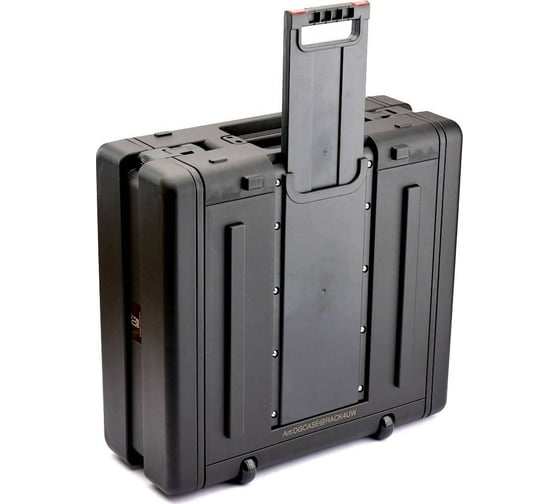 Изображение товара Кейс рэковый DGCASE 4 юнита на колесах с ручкой ударопрочный, IP54, 485х483х185 DGCASE@RACK4UW