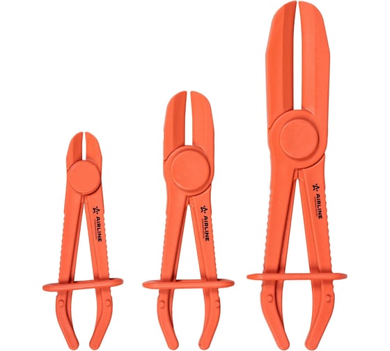 Изображение товара Зажимы для шлангов AIRLINE с фиксатором, набор 3 шт. D 11-60 мм ATAE001