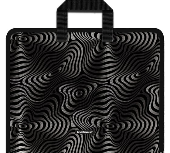 Изображение товара Папка ErichKrause Illusion на молнии, пластиковая, с ручками, А4+ 52849