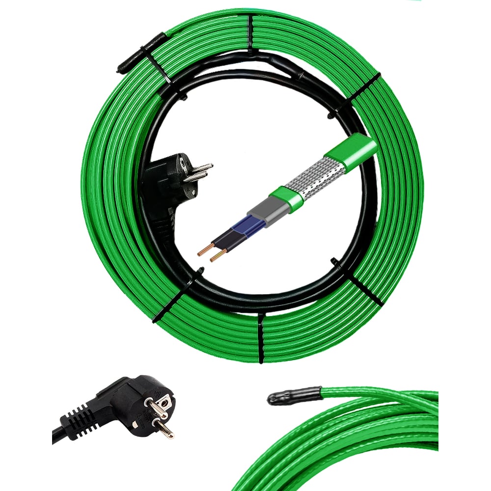 Изображение товара Греющий кабель Ланит LA24H011 для труб до 150 мм 11 м саморегулирующийся Изображение товара Греющий кабель Ланит LA24H011 для труб до 150 мм 11 м саморегулирующийся