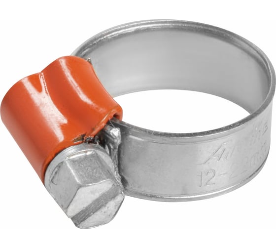 Изображение товара Червячный усиленный хомут Airline 12-22/9,7 мм, W1 цинк, 1 шт. AHC-S-05