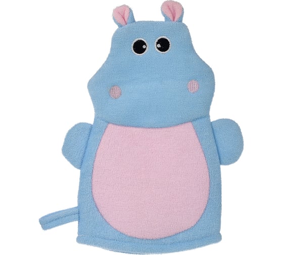 Изображение товара Мочалка для нежной и чувствительной кожи Банные штучки Зверушки soft 23x21 см 41363