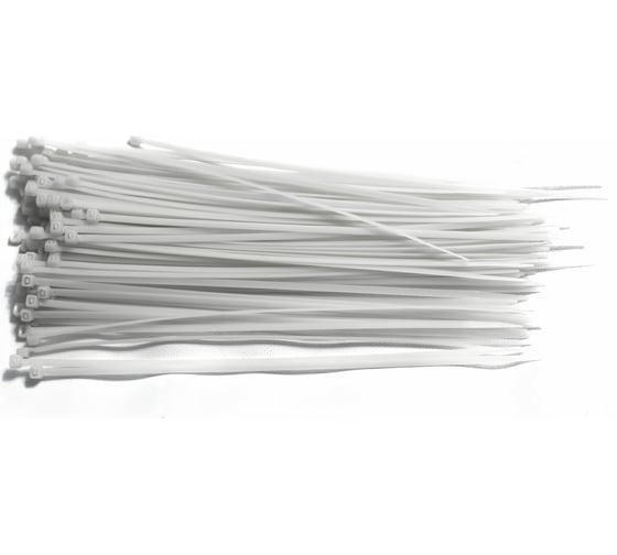 Изображение товара Кабельная стяжка KIT++ 5х200 (4,5х200), белая, 100 шт. 322GR20