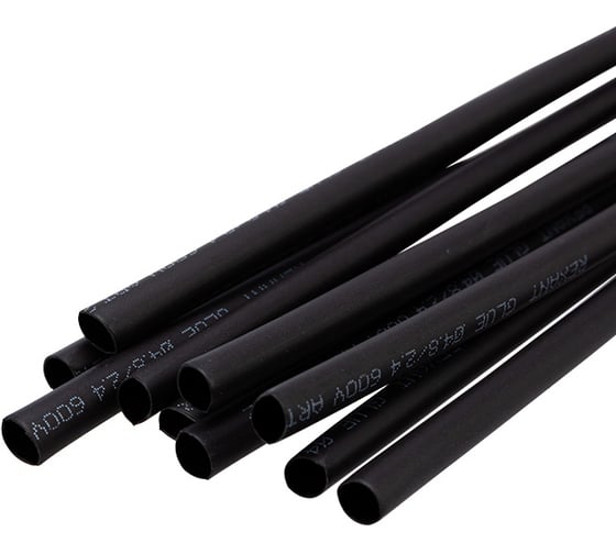 Изображение товара Клеевая термоусадка REXANT ТТК (2:1)-4.8/2.4 черная 26-2102