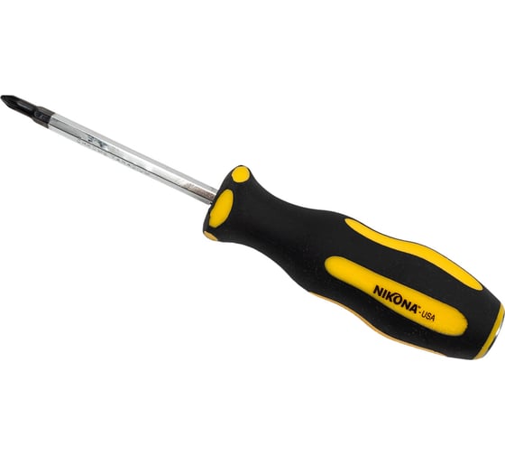Изображение товара Крестовая отвертка NIKONA Pozidriv Cr-V, PZ1x75 мм, шестигранная 22-631