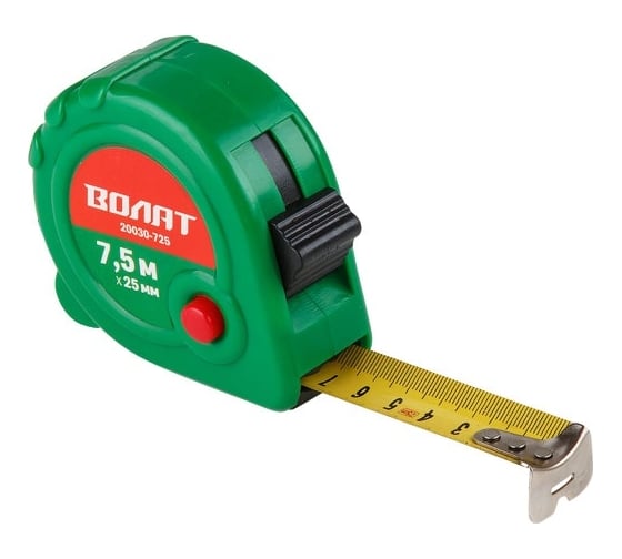 Изображение товара Рулетка ВОЛАТ 7,5 м 20030-725