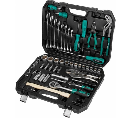 Изображение товара Набор инструментов ВОЛАТ 1/4 , 1/2 6 граней 72 предмета 18530-72