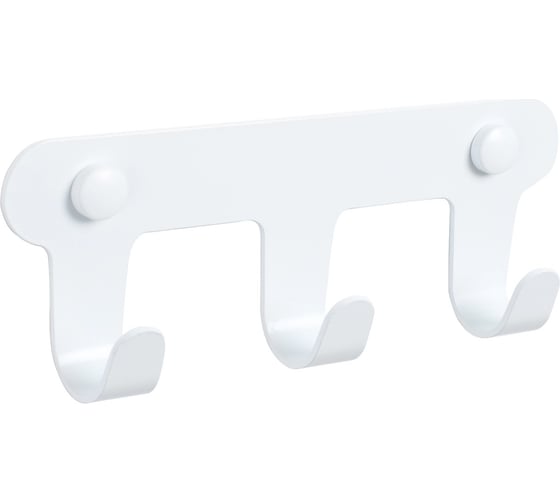 Изображение товара Планка с 3 крючками FIXSEN белый FX-805W-3