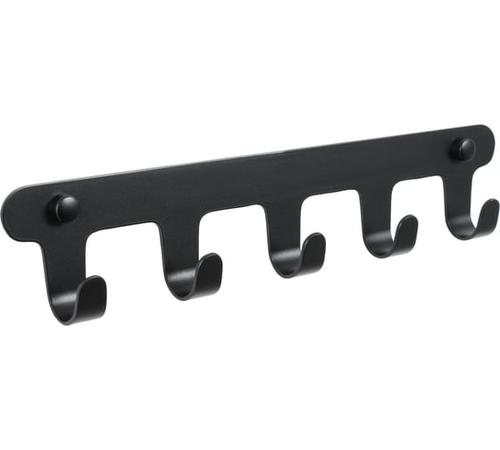 Изображение товара Планка с 5 крючками FIXSEN черный FX-805B-5