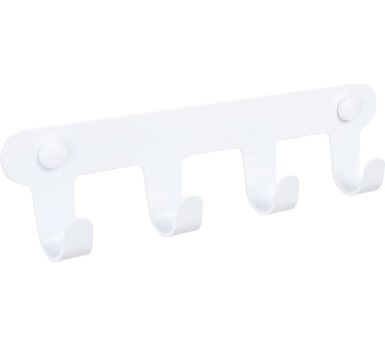 Изображение товара Планка с 4 крючками FIXSEN белый FX-805W-4