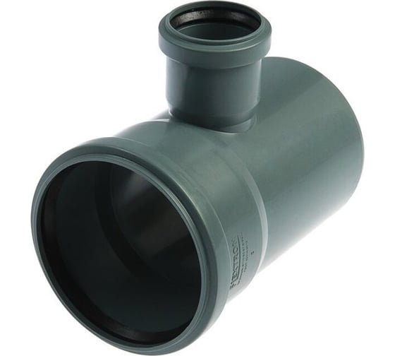 Изображение товара Тройник РемоКолор внутренняя канализация, серый, 110x50 мм 140-061