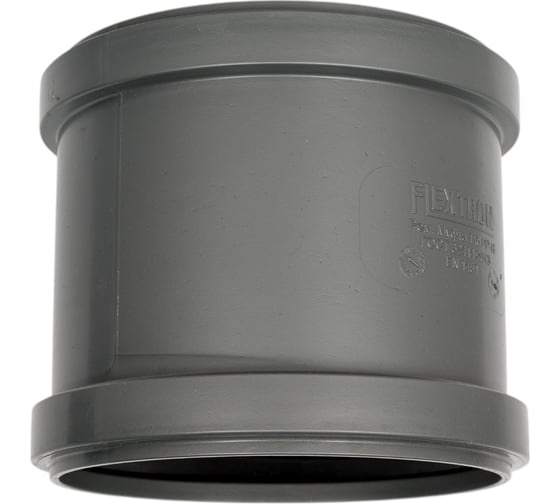 Изображение товара Муфта РемоКолор внутренняя канализация, серая, 110 мм 141-128