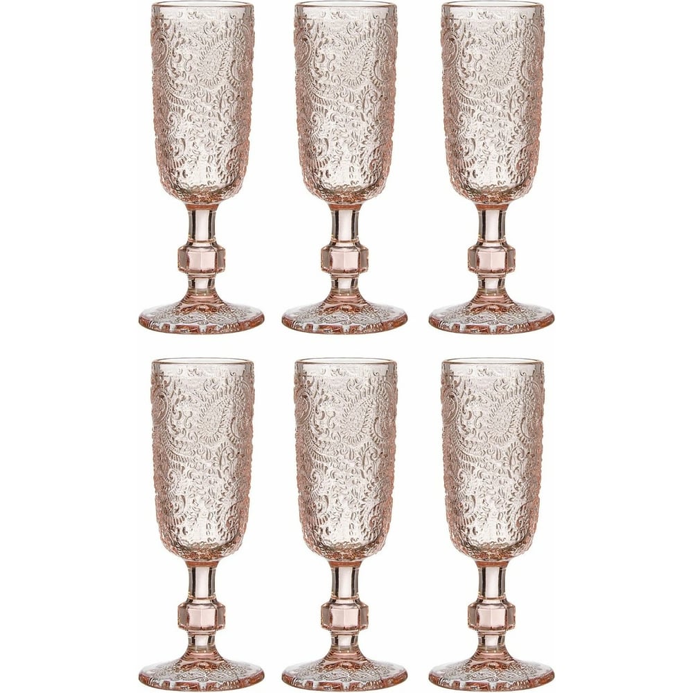Набор бокалов для шампанского BILLIBARRI набор акварели paul rubens цветы ботаника 24 цв кювета в розовом металлическом пенале