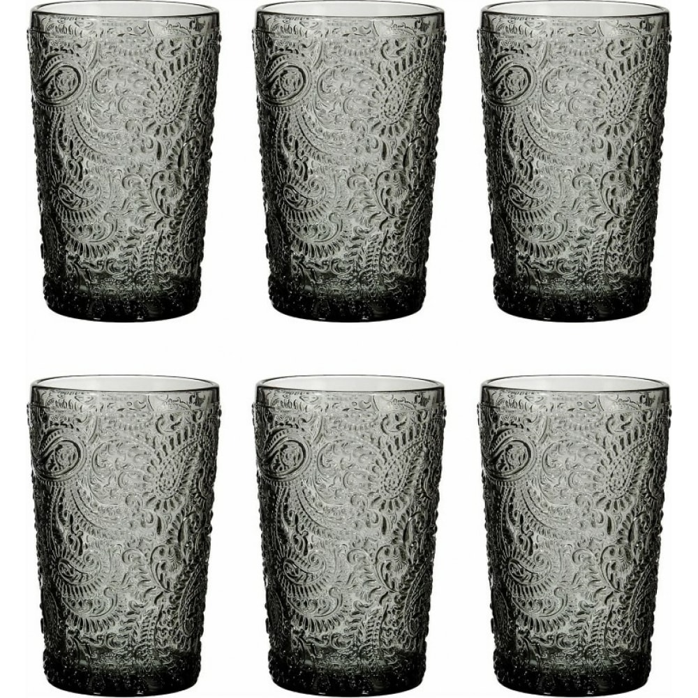 Набор бокалов для воды BILLIBARRI, цвет серый