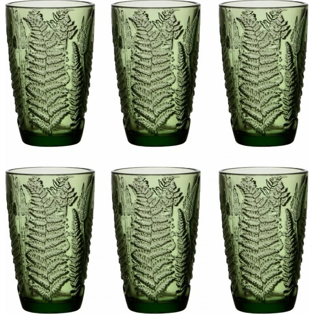 Набор бокалов для воды BILLIBARRI, цвет зеленый
