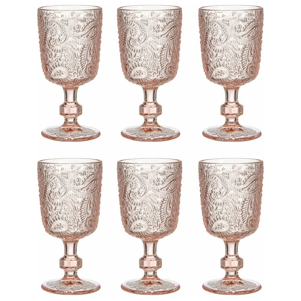 Набор бокалов для вина BILLIBARRI бокал стеклянный для вина magistro иллюзия 550 мл 10×24 см розовый