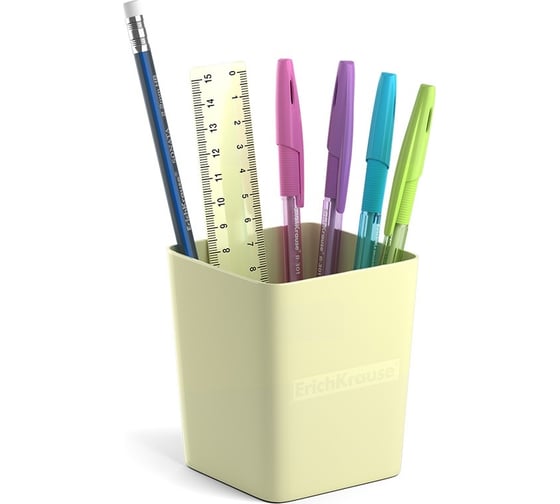 Изображение товара Настольный пластиковый набор ErichKrause Base Pastel желтый 53309