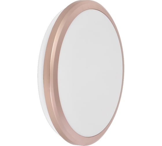 Изображение товара Светильник IEK LED ДПБ 3203 18Вт, IP54, 4000K, круг, розовое золото LDPB0-3203-18-4000-K01