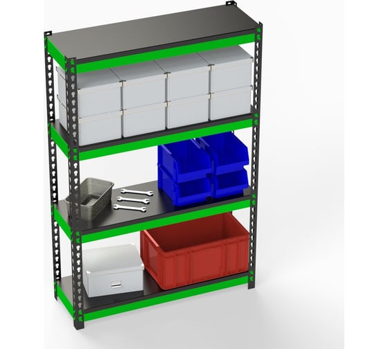Изображение товара Стеллаж ООО Металекс Metalex HARD 2200x1000x500 SHD221050