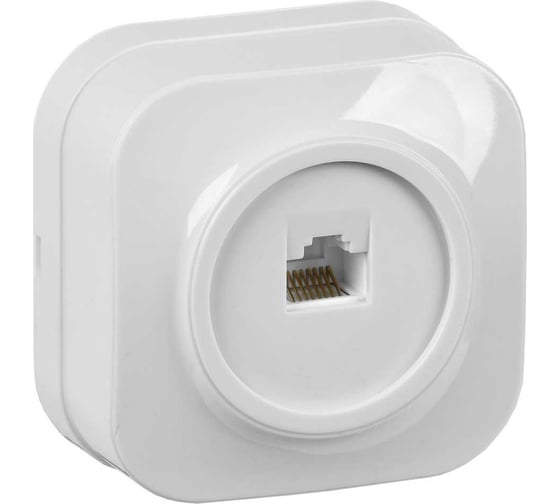 Изображение товара 1-ая компьютерная IEK GLORY РК10-ХБ белый EKH10-K01