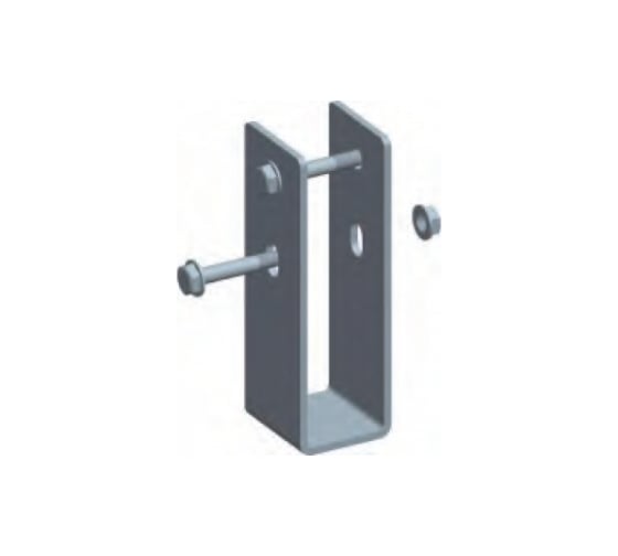 Изображение товара U-образный фиксатор LANMASTER для алюминиевого лестничного лотка LAN-LTA-UTF