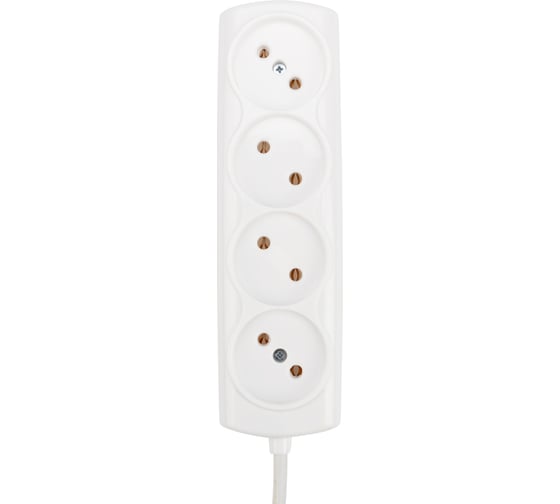 Изображение товара Удлинитель PROCONNECT OPTIMA 4 гнезда 1.5 м 2x0,75 мм2 белый 11-7217
