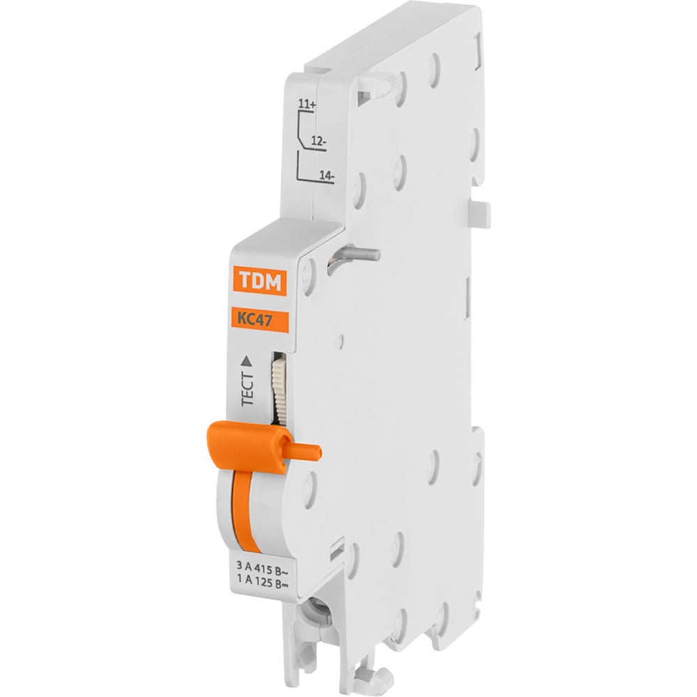 Изображение товара Дополнительный контакт TDM ELECTRIC КС47 для ВА47-60, на DIN-рейку SQ0206-0216