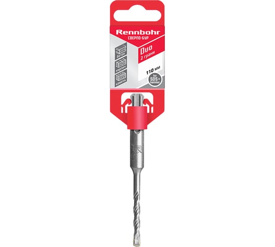 Изображение товара Сверло-бур по бетону Duo (4x110 мм; SDS-PLUS) RENNBOHR 680411