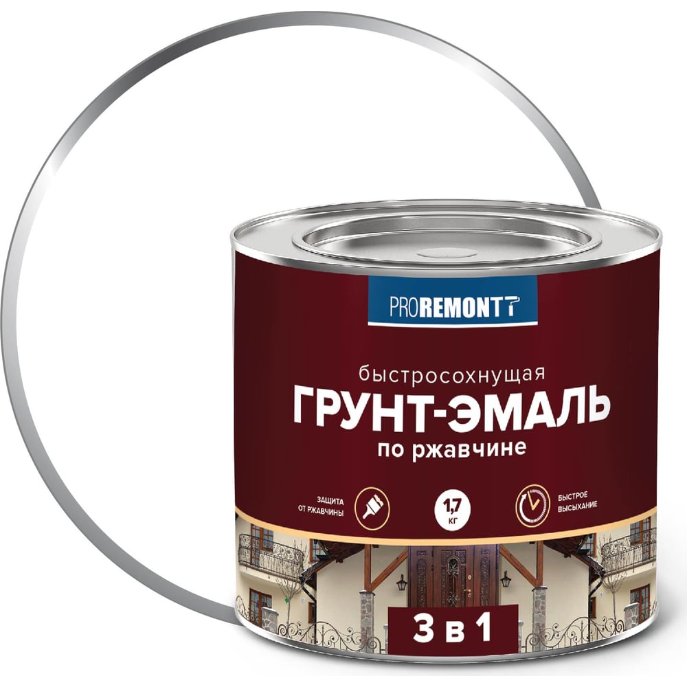 Быстросохнущая грунт-эмаль Proremontt Лк-00012741