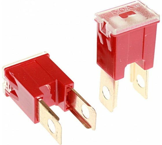 Изображение товара Предохранитель для иномарки Nord-Yada W228-M 50A 24.7x15.1 мм, h46.6, 2 шт в упаковке 901821