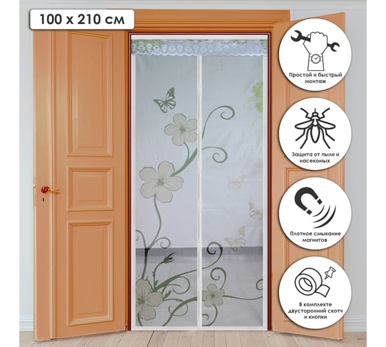 Изображение товара Противомоскитная сетка Rosenberg белая RTE-400003-White