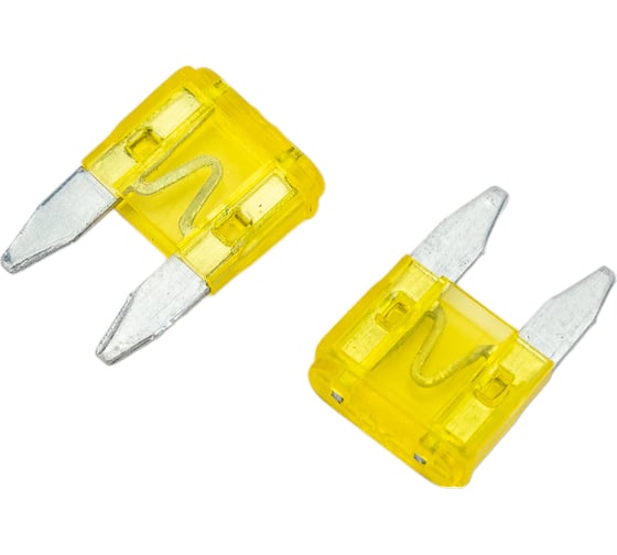 Изображение товара Предохранитель Nord-Yada MINI 20A 10,9x3,9 мм., h 16,3 W269 2 шт. в упаковке 901844