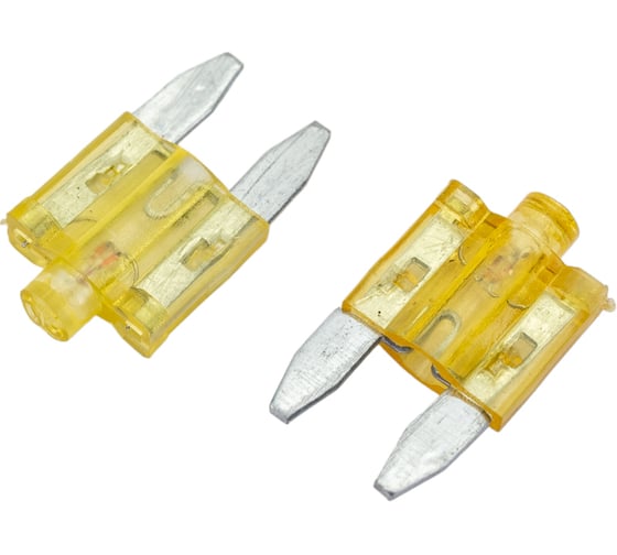 Изображение товара Предохранитель Nord-Yada MINI 20A 10,9x3,9 мм., h 16,3 W269-2 2 шт. в упаковке 901776