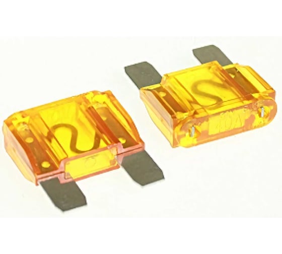 Изображение товара Предохранитель Nord-Yada MAXI евро стандарт 40 A, 29.2x8.8 мм, h34.2 W272, 2 шт в упаковке 901759