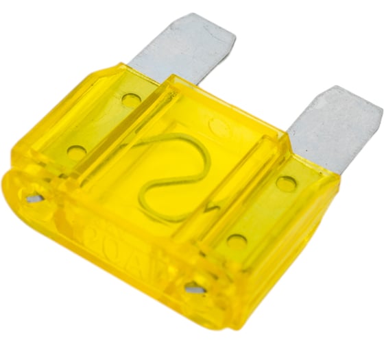 Изображение товара Предохранитель Nord-Yada MAXI евро стандарт 20 A, 29.2x8.8 мм, h34.2 W272, 2 шт в упаковке 904741