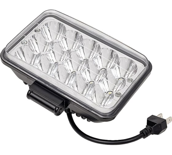 Изображение товара Фара рабочего света Nord-Yada 45 Вт, прямоугольная, 15 диодов, ближний/дальний, 168х108х72 904834